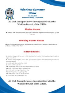 Wicklow IDHBA Show